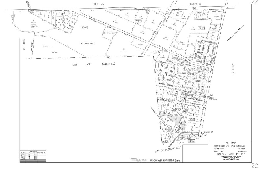 6814 Tilton Rd, Egg Harbor Township, NJ for rent - Plat Map - Image 2 of 2