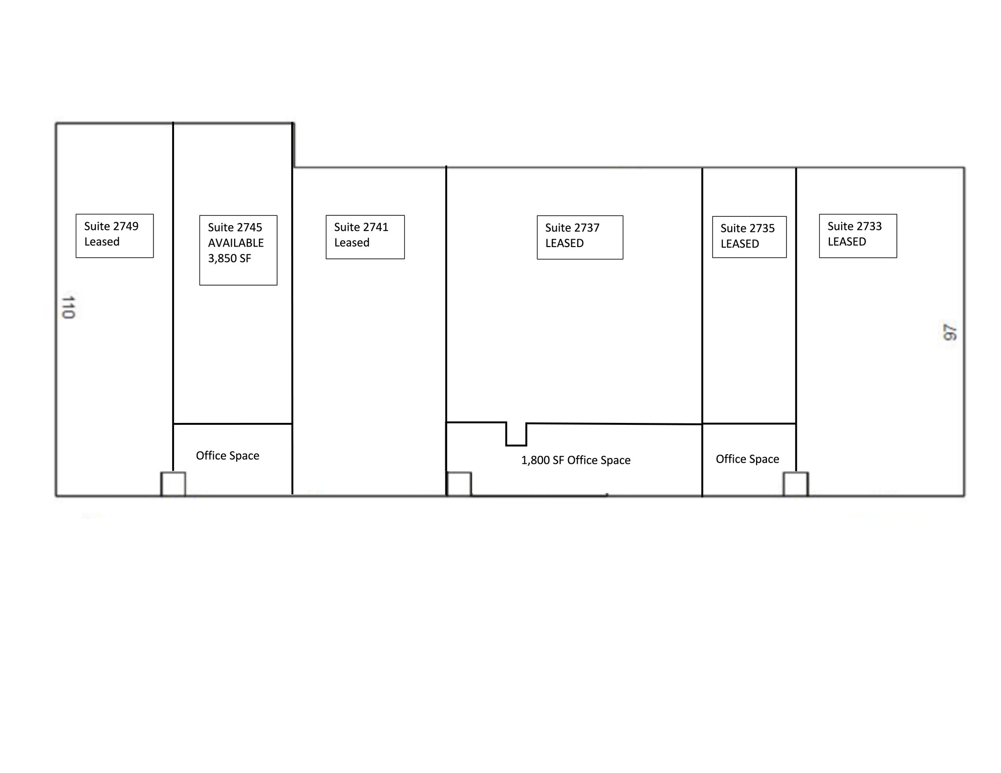 2737-2749 W California Ave, Oklahoma City, OK for rent Site Plan- Image 1 of 3