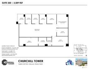 12400 Coit Rd, Dallas, TX to rent Floor Plan- Image 2 of 2