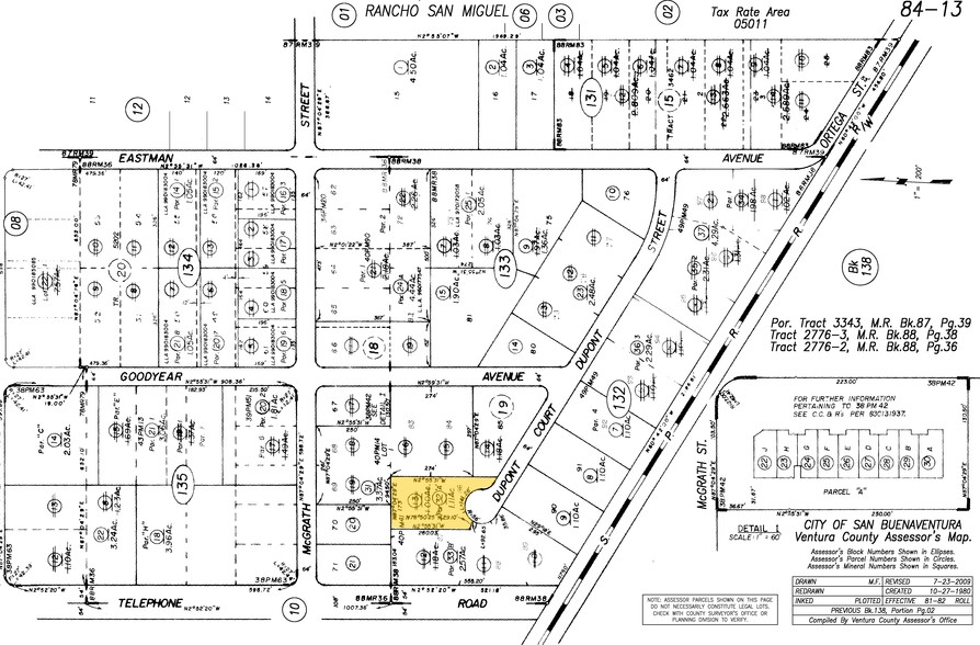 4411 DuPont Ct, Ventura, CA for rent - Plat Map - Image 2 of 4