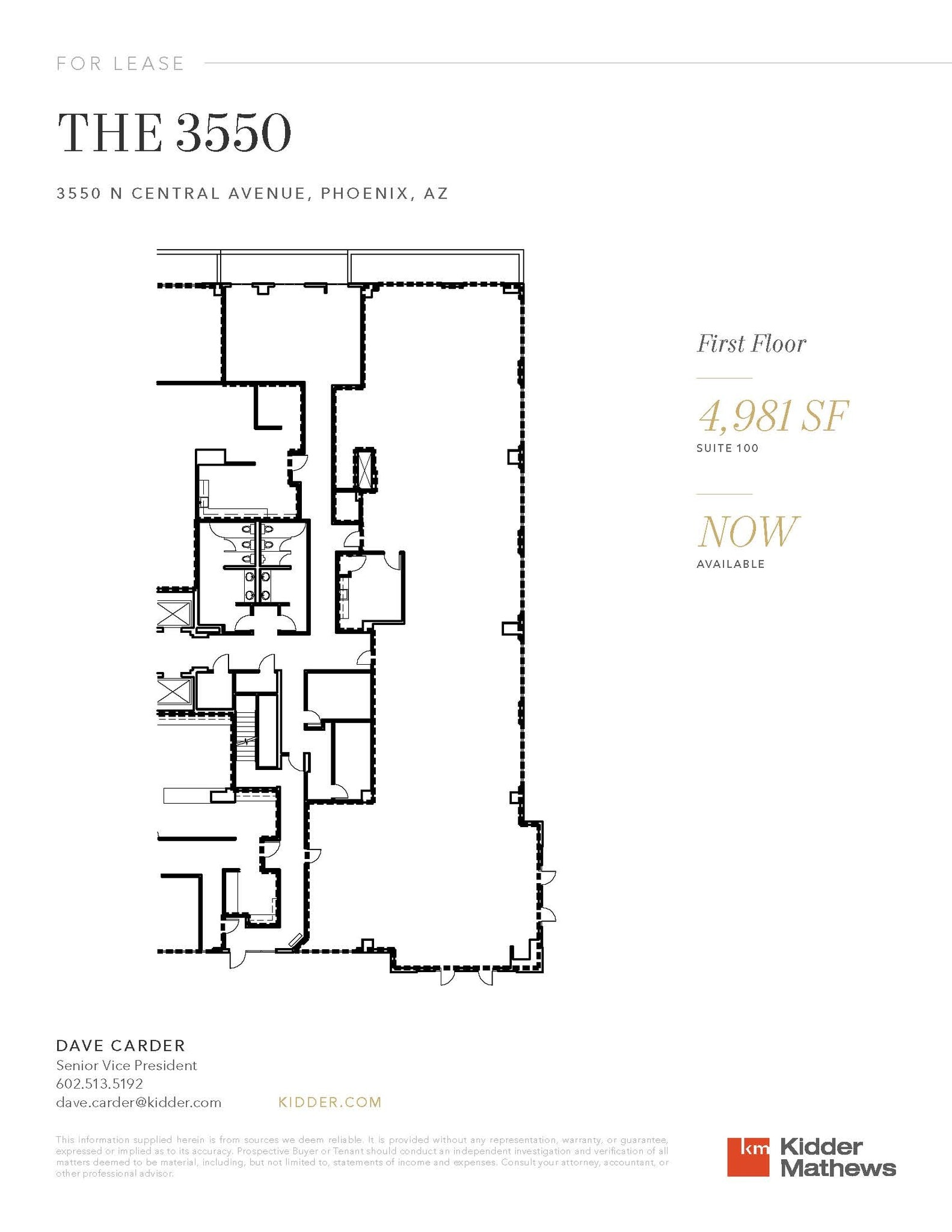 3550 N Central Ave, Phoenix, AZ to rent Floor Plan- Image 1 of 1