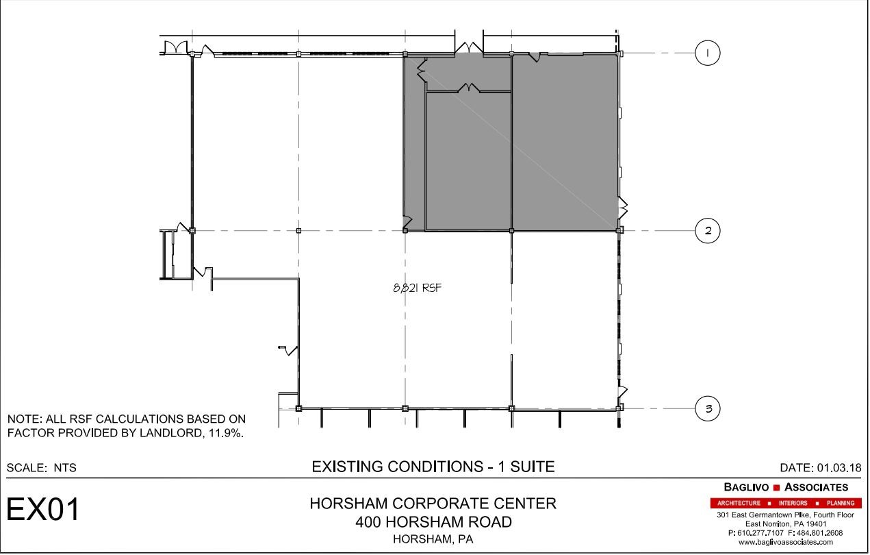 400 Horsham Rd, Horsham, PA for rent Floor Plan- Image 1 of 3