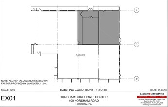 400 Horsham Rd, Horsham, PA for rent Floor Plan- Image 1 of 3