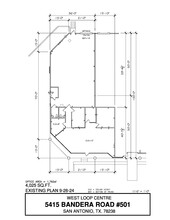 5407-5419 Bandera Rd, San Antonio, TX for rent Floor Plan- Image 1 of 1