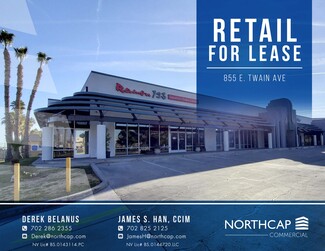 More details for 815-855 E Twain Ave, Las Vegas, NV - Retail for Rent