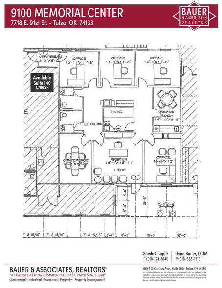 7718 E 91st St, Tulsa, OK for rent - Floor Plan - Image 3 of 6