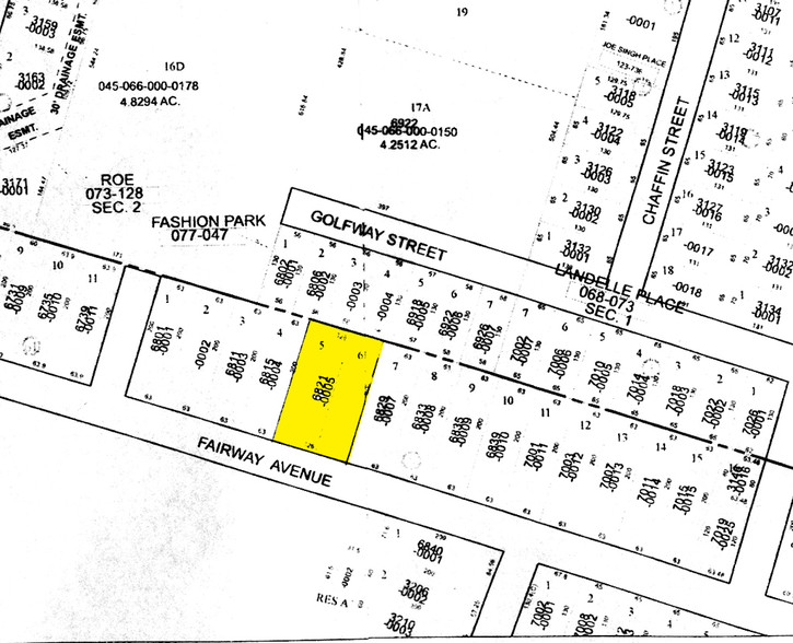 6821 Fairway Dr, Houston, TX for sale - Plat Map - Image 2 of 11