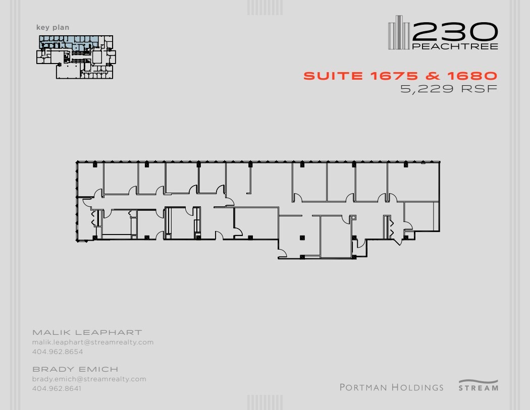 230 Peachtree St NW, Atlanta, GA to rent Floor Plan- Image 1 of 1