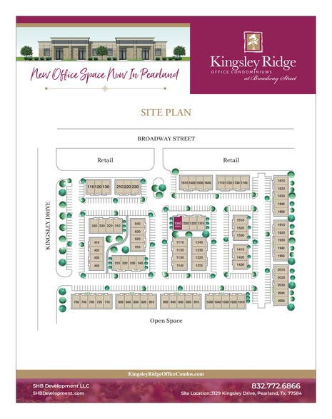 3129 Kingsley Dr, Pearland, TX for rent - Site Plan - Image 2 of 12