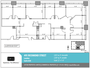 495 Richmond St, London, ON for rent Floor Plan- Image 1 of 1