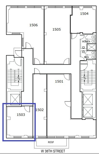 252 W 38th St, New York, NY to rent Floor Plan- Image 1 of 1