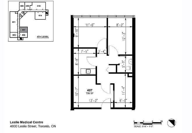 4800 Leslie St, Toronto, ON to rent Floor Plan- Image 1 of 1