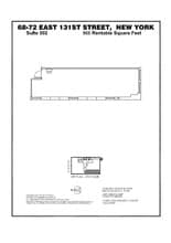 68 E 131st St, New York, NY to rent Floor Plan- Image 1 of 4