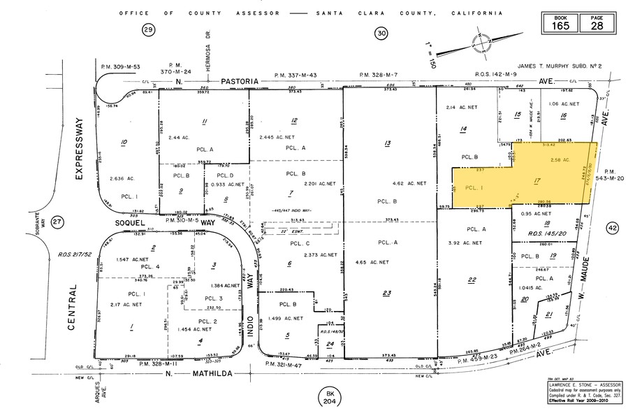 674-680 W Maude Ave, Sunnyvale, CA for rent - Plat Map - Image 2 of 3