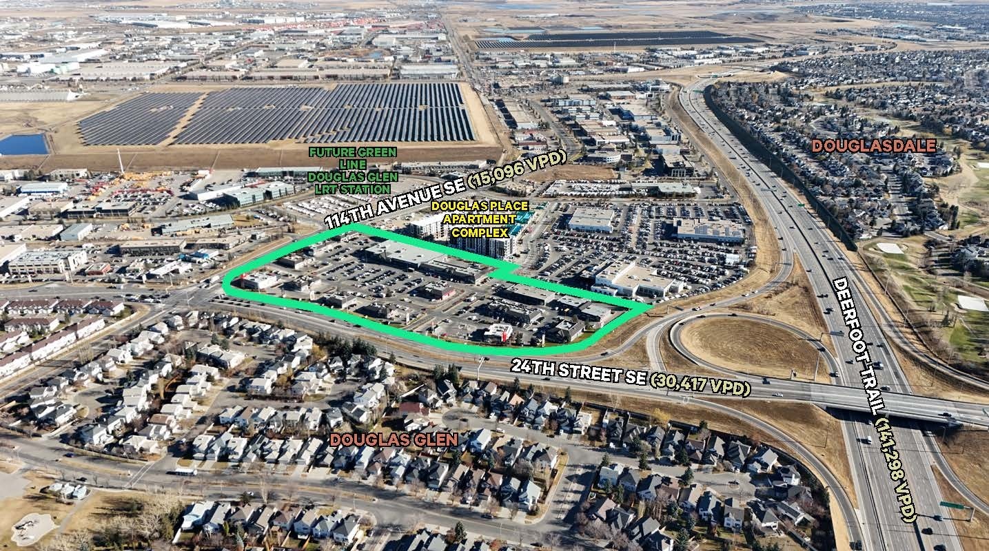 11520 24th St SE, Calgary, AB to rent Aerial- Image 1 of 2