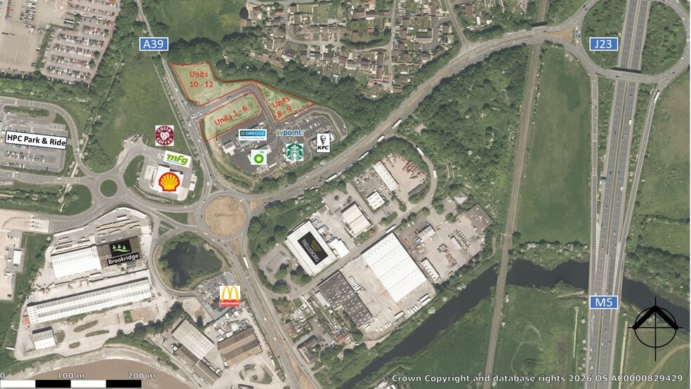Dunball Roundabout, Bridgwater to rent - Aerial - Image 1 of 4