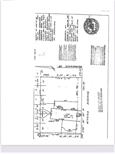 111 Wyona Ave, Selden, NY for sale - Site Plan - Image 1 of 13