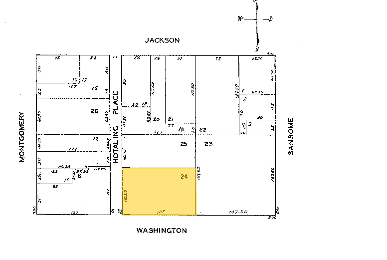 520-550 Washington St, San Francisco, CA for rent - Plat Map - Image 2 of 11