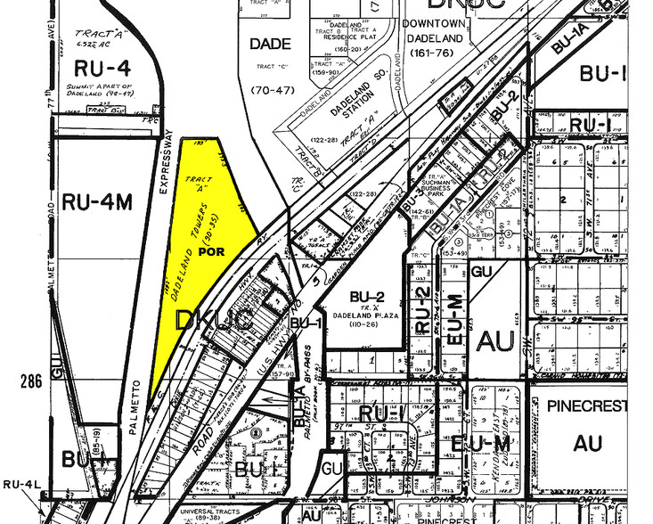 9300 S Dadeland Blvd, Miami, FL for rent - Plat Map - Image 2 of 10