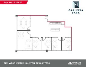 5251 Westheimer Rd, Houston, TX for rent Floor Plan- Image 2 of 2