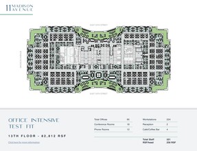 11 Madison Ave, New York, NY for rent Floor Plan- Image 1 of 5