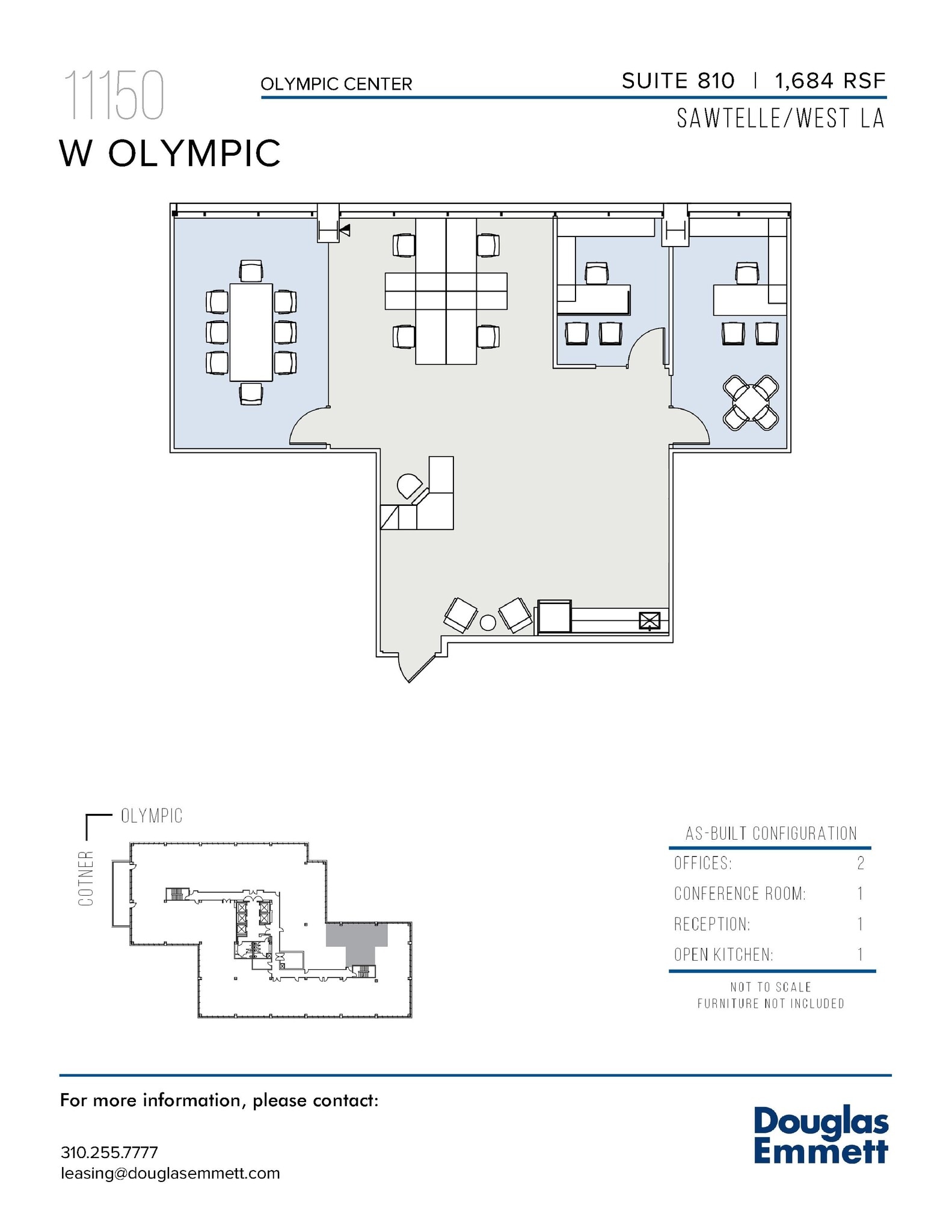 11150 W Olympic Blvd, Los Angeles, CA to rent Floor Plan- Image 1 of 1
