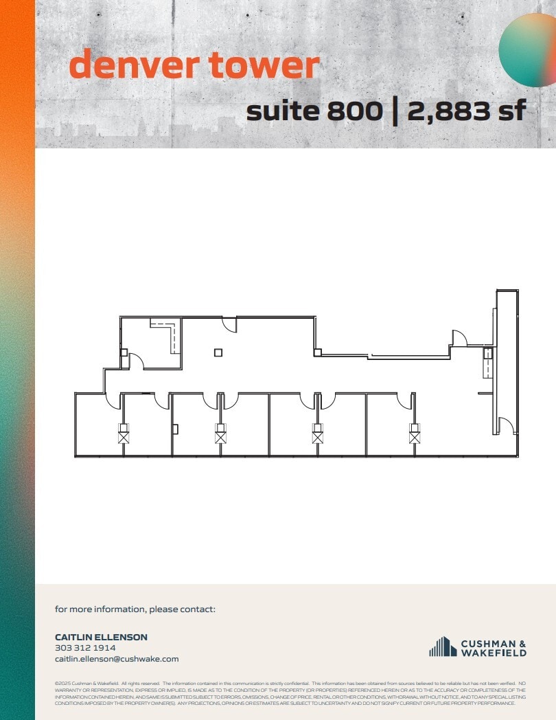 1905 Sherman St, Denver, CO to rent Floor Plan- Image 1 of 1