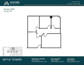 2211 Norfolk St, Houston, TX for rent Floor Plan- Image 1 of 1