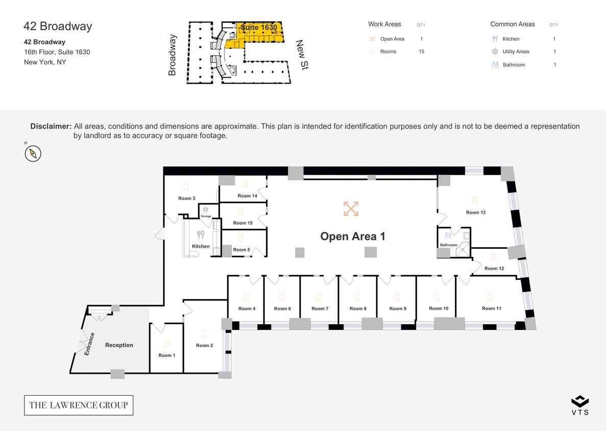 42 Broadway, New York, NY to rent Floor Plan- Image 1 of 10