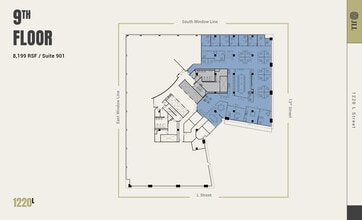 1220 L St NW, Washington, DC to rent Floor Plan- Image 1 of 1