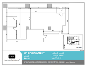 495 Richmond St, London, ON for rent Floor Plan- Image 1 of 1