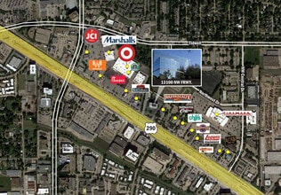 13100 Northwest Fwy, Houston, TX - AERIAL map view