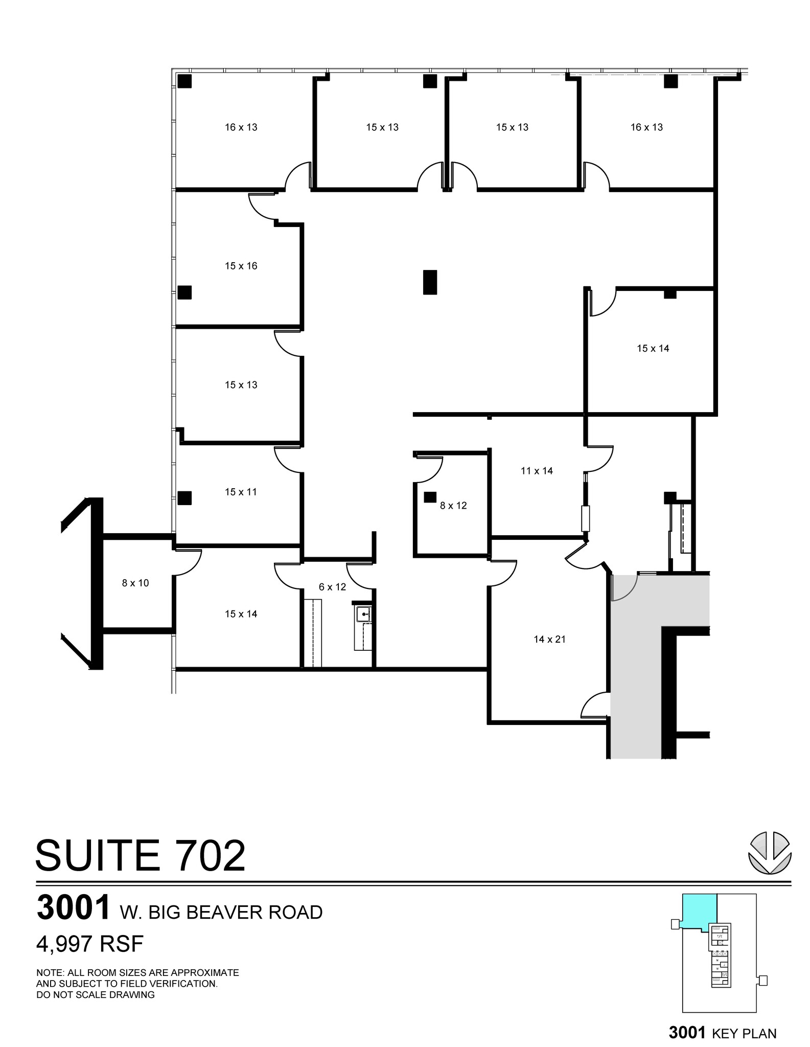 3155 W Big Beaver Rd, Troy, MI for rent Floor Plan- Image 1 of 1