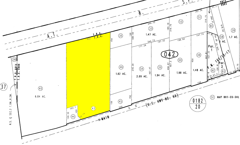 2151 W Main St, Barstow, CA for rent - Plat Map - Image 2 of 8