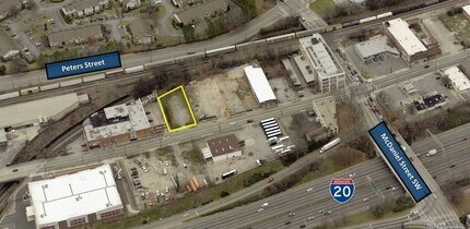 543 Whitehall St SW, Atlanta, GA - AERIAL map view