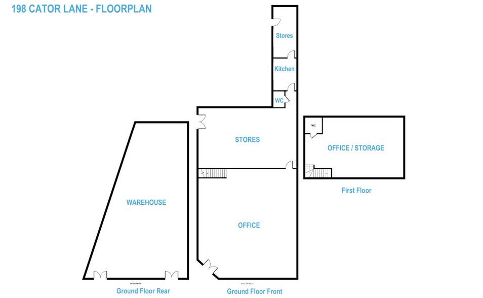 198 Cator Ln, Beeston for rent - Floor Plan - Image 2 of 2