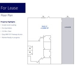1171 N 4th St, San Jose, CA to rent Floor Plan- Image 1 of 1