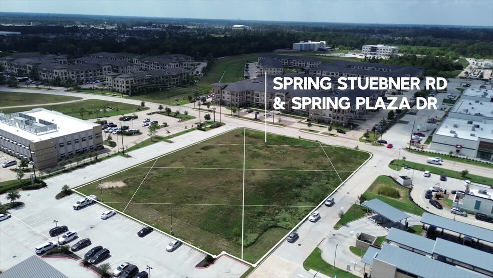 SEQ of Spring Stuebner Rd & Spring Plaza Dr in, Spring, TX for sale - Commercial Listing Video - Image 1 of 13