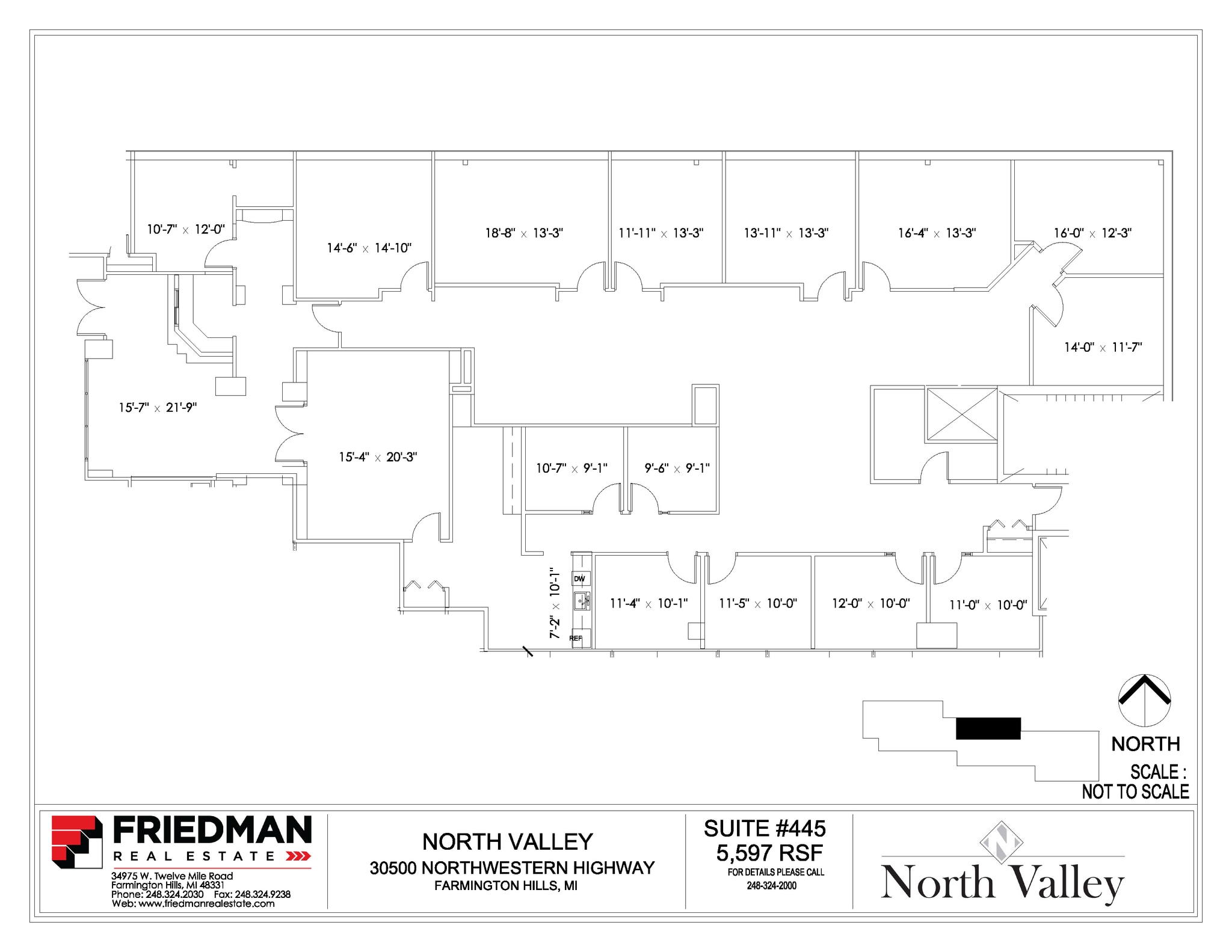 30500 Northwestern Hwy, Farmington Hills, MI to rent Floor Plan- Image 1 of 3