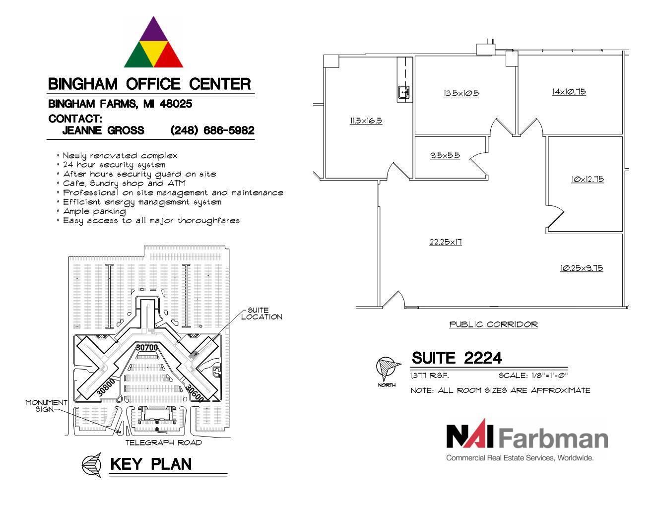 30600-30700 - 30800 Telegraph Rd, Bingham Farms, MI to rent Floor Plan- Image 1 of 1