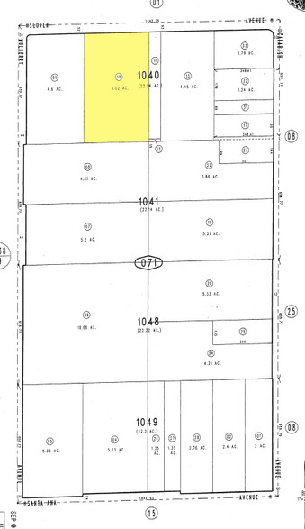 13819 Slover Ave, Fontana, CA for rent - Plat Map - Image 2 of 2