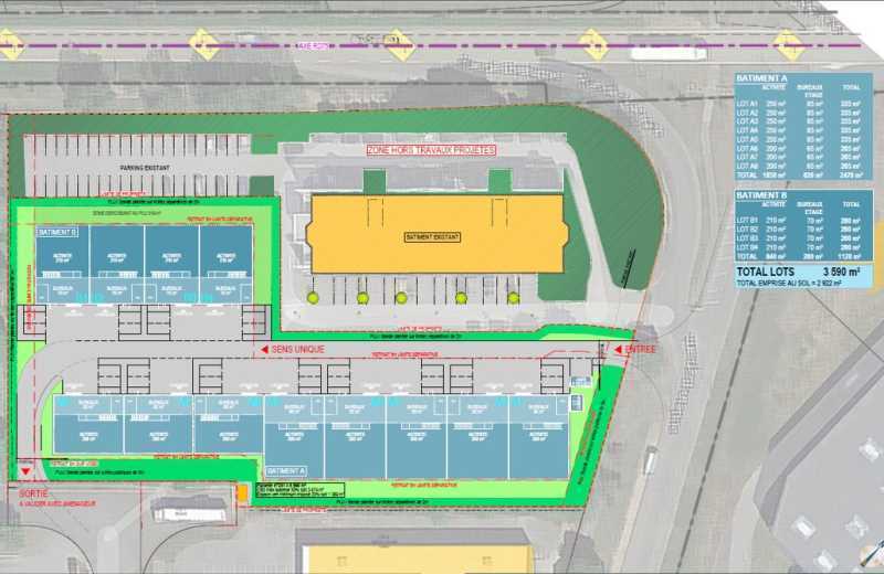 Industrial in Saint-Quentin-Fallavier to rent - Site Plan - Image 3 of 7