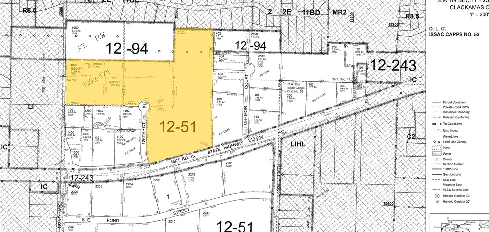 12601-12760 SE Highway 212, Clackamas, OR for rent - Plat Map - Image 2 of 10