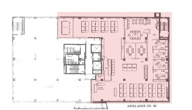 410 Adelaide St W, Toronto, ON for rent Floor Plan- Image 1 of 1