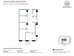 1850 M St NW, Washington, DC to rent Floor Plan- Image 1 of 1