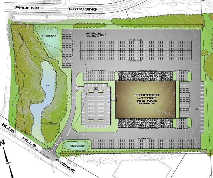 1330 Blue Hills Ave, Bloomfield, CT for sale - Site Plan - Image 1 of 1