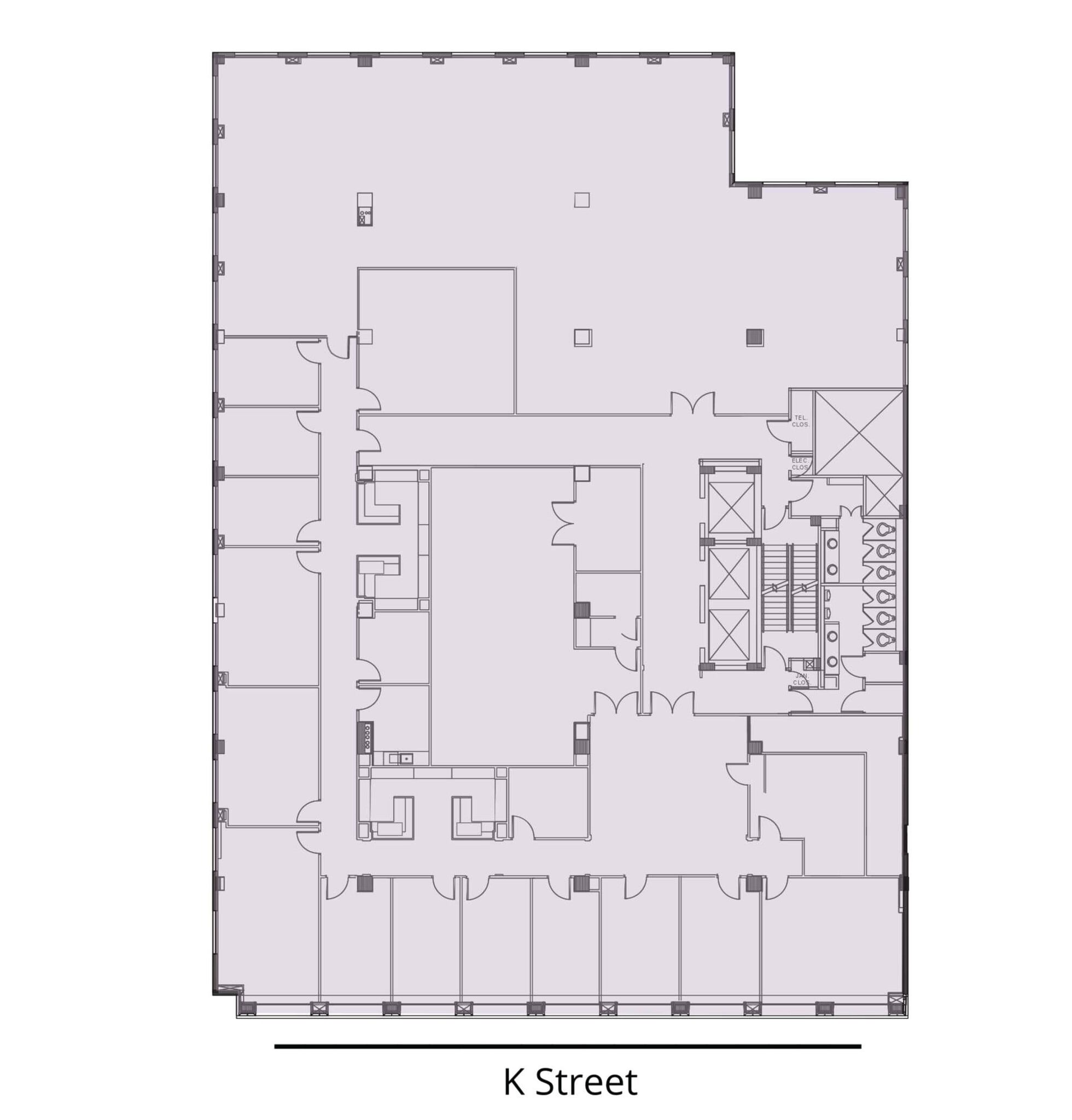 1750 K St NW, Washington, DC to rent Floor Plan- Image 1 of 1