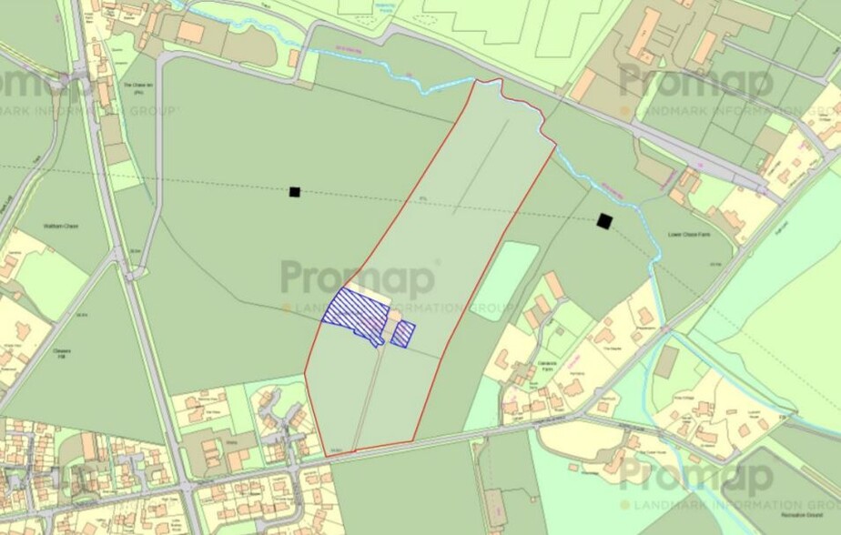 Lower Chase Rd, Waltham Chase for sale - Site Plan - Image 2 of 2