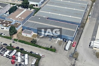Genas, RHO - Aerial map view