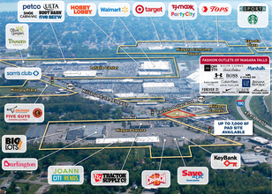 2250 Fashion Outlet Blvd, Niagara Falls, NY - AERIAL  map view